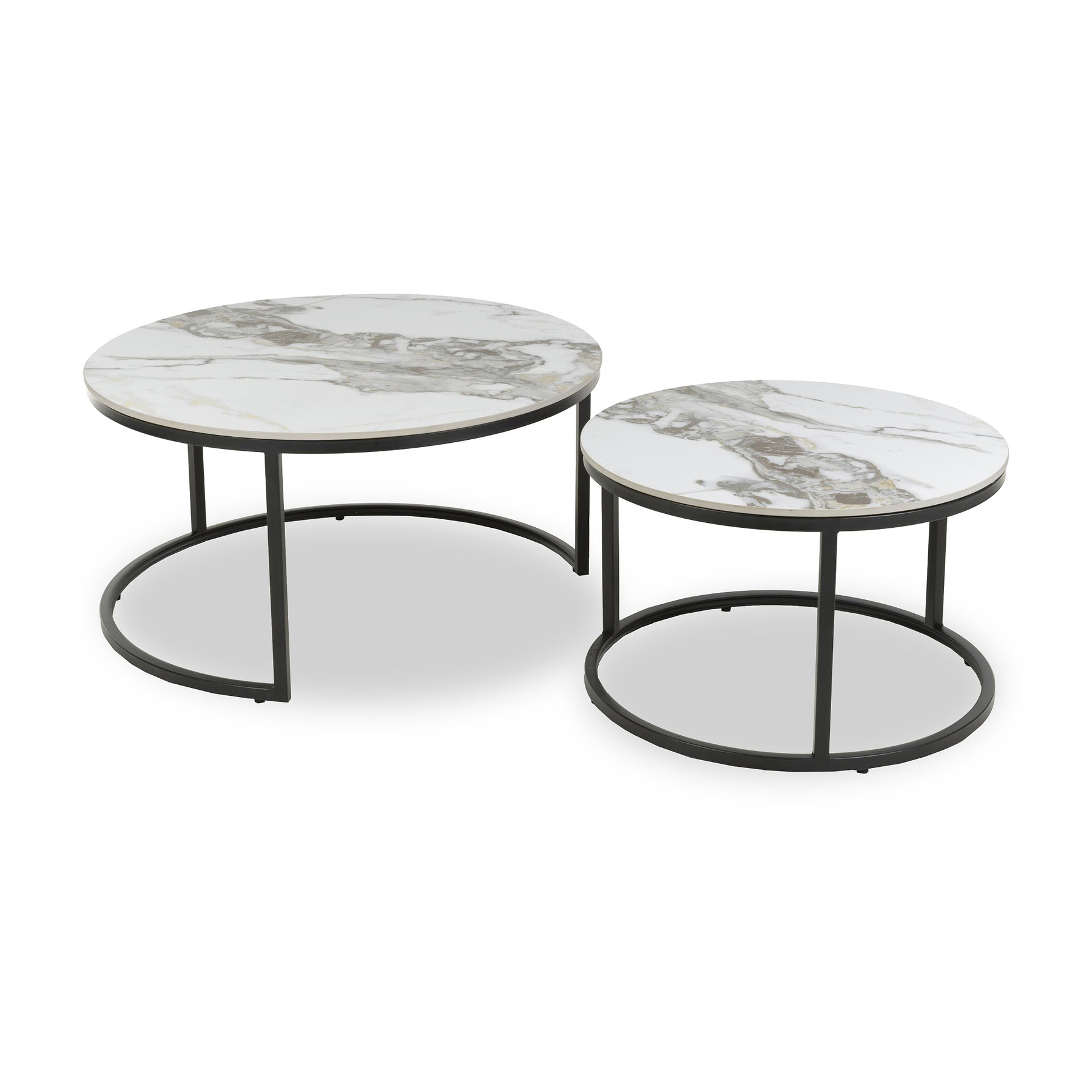 Freiston Nest Of Tables Gold from Roseland Furniture