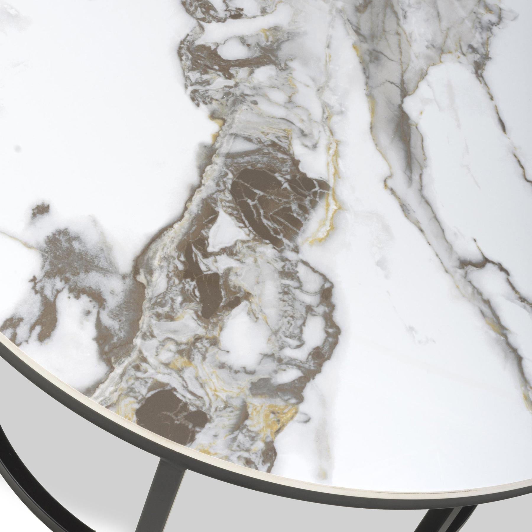 Freiston Nest Of Tables Gold from Roseland Furniture