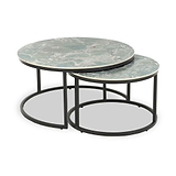 Freiston Nest Of Tables Green from Roseland Furniture