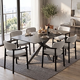 Farnell 160cm Ceramic Dining Table Grey from Roseland Furniture