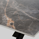 Farnell 160cm Ceramic Dining Table Grey from Roseland Furniture