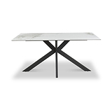 Farnell 160cm Ceramic Dining Table White from Roseland Furniture
