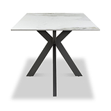 Farnell 160cm Ceramic Dining Table White from Roseland Furniture