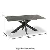 Farnell Ceramic Coffee Table Grey from Roseland Furniture