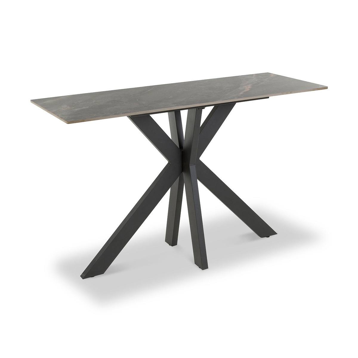 Farnell Ceramic Console Table Grey from Roseland Furniture
