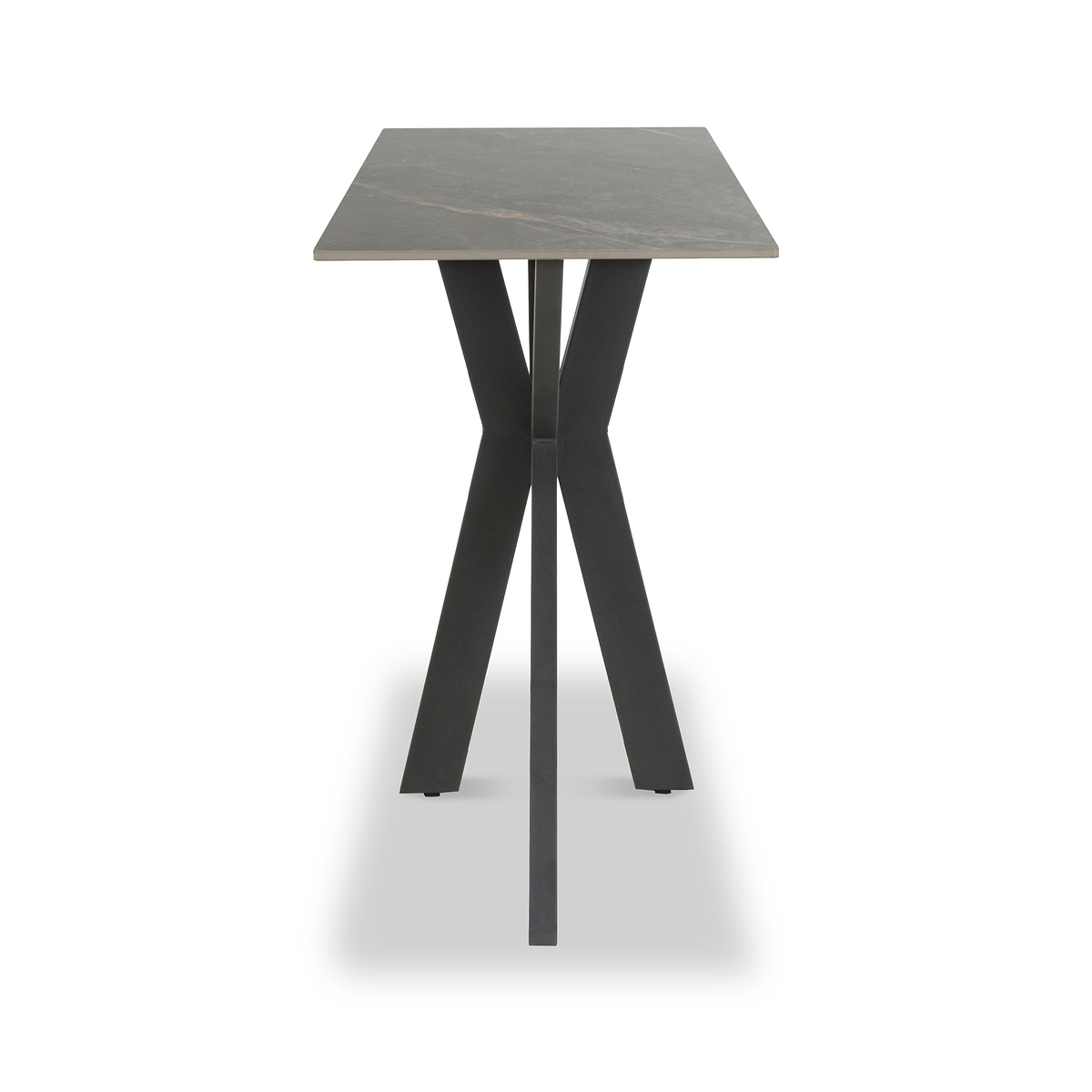 Farnell Ceramic Console Table Grey from Roseland Furniture