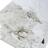Farnell Ceramic Console Table White from Roseland Furniture