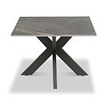 Farnell Ceramic Square Side Table Grey from Roseland Furniture