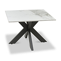Farnell Ceramic Square Side Table White from Roseland Furniture
