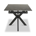 Farnell Ceramic Extending Dining Table Grey from Roseland Furniture