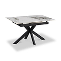 Farnell Ceramic Ext Dining Table White from Roseland Furniture