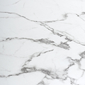 Melody 160cm Marble Effect Dining Table White Chrome from Roseland Furniture