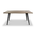 Crawley 160cm Natural Curve Dining Table from Roseland Furniture