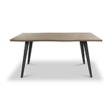 Crawley 160cm Natural Curve Dining Table from Roseland Furniture