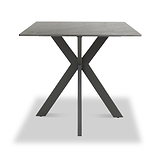 Farnell Ceramic 80cm Square Dining Table Grey from Roseland Furniture