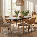 Avaston Extending Dining Table White from Roseland Furniture