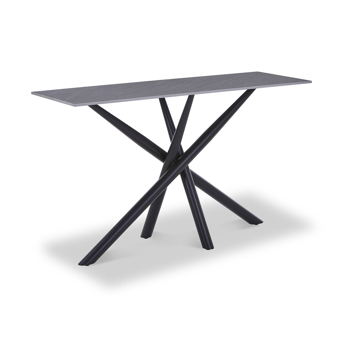 Barton Console Table Grey from Roseland Furniture