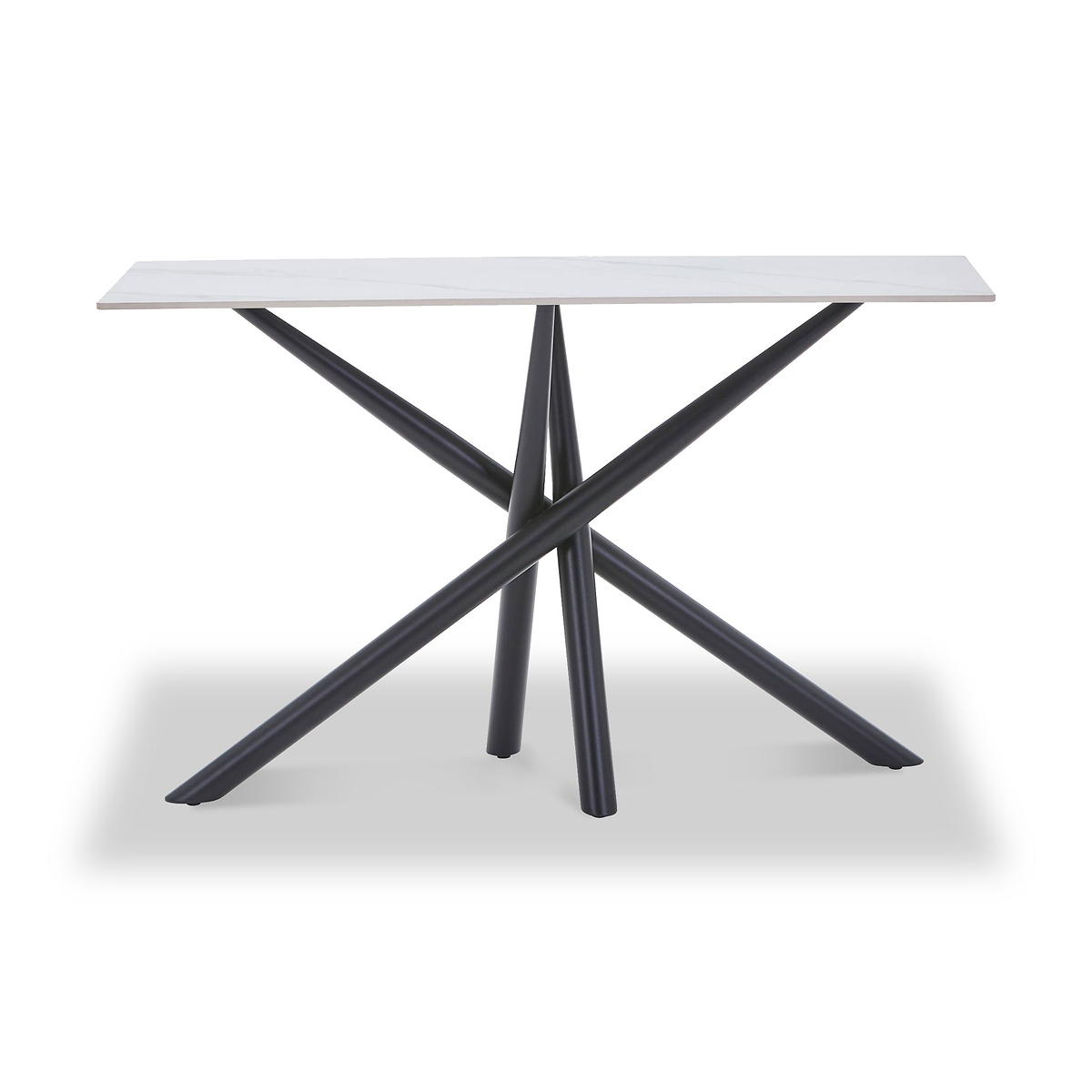 Barton Console Table White from Roseland Furniture