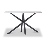 Barton Console Table White from Roseland Furniture