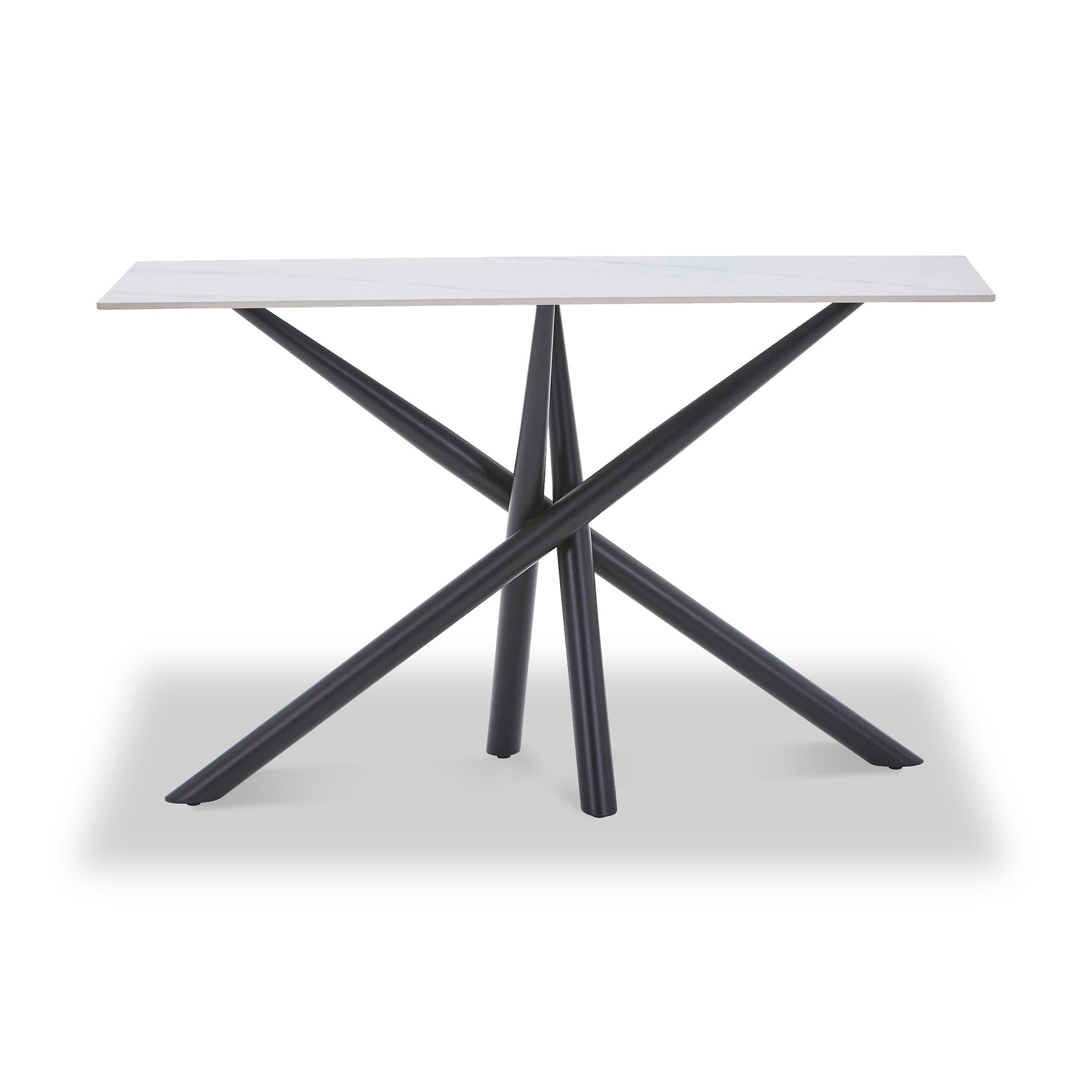 Barton Console Table White from Roseland Furniture