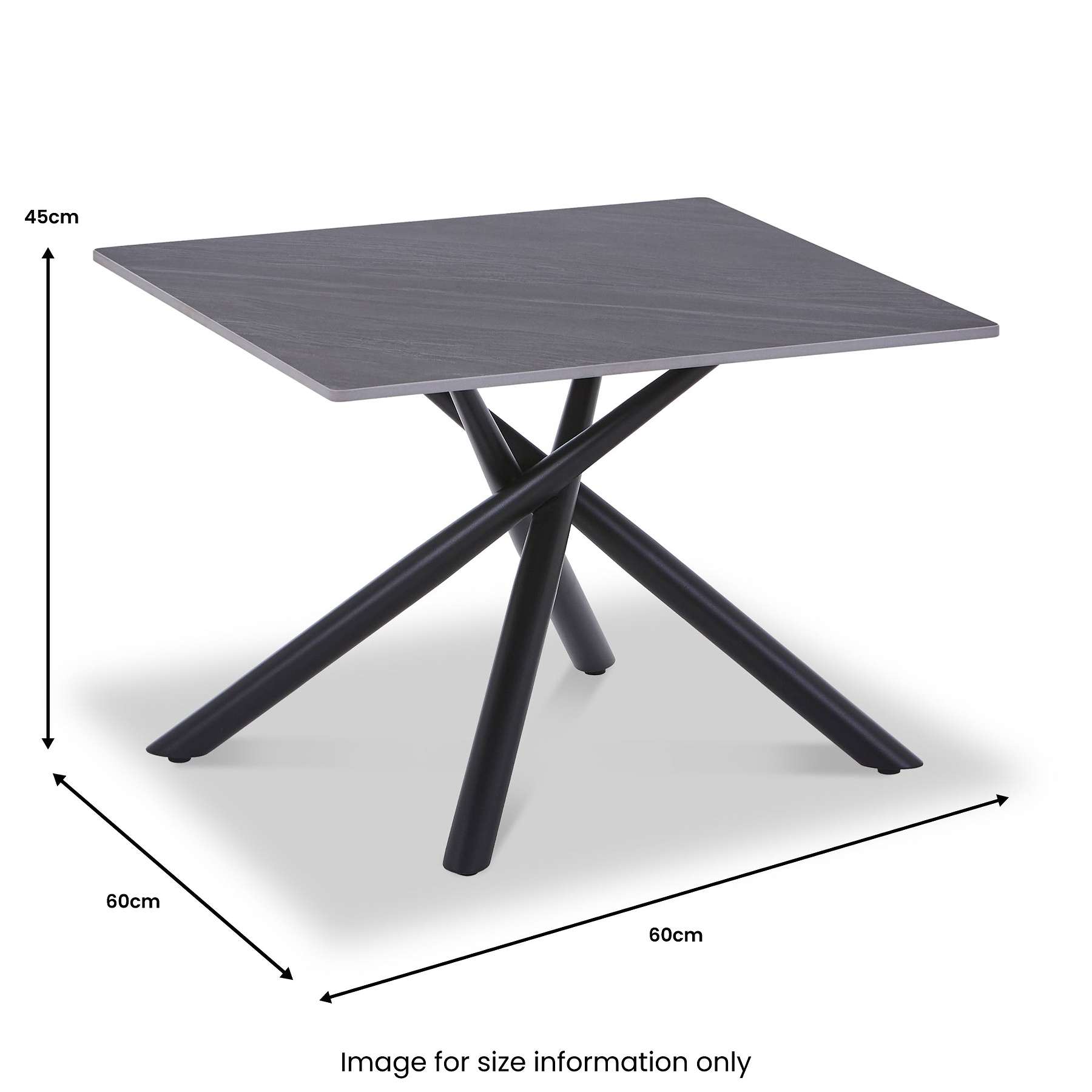 Barton Side Table Grey from Roseland Furniture