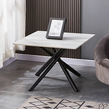 Barton Side Table White from Roseland Furniture