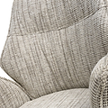 Pralie Swivel Chair Toffee from Roseland Furniture