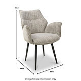 Pralie Swivel Chair Green from Roseland Furniture