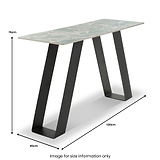 Shahena Console Table from Roseland Furniture