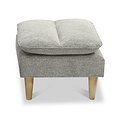 Portwell Footstool Natural from Roseland Furniture