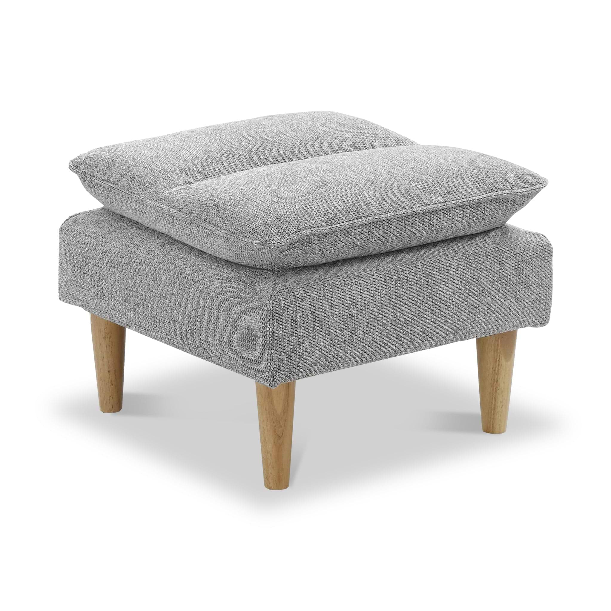Portwell Footstool Grey from Roseland Furniture