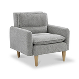 Portwell Armchair Grey from Roseland Furniture