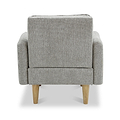 Portwell Armchair Grey from Roseland Furniture
