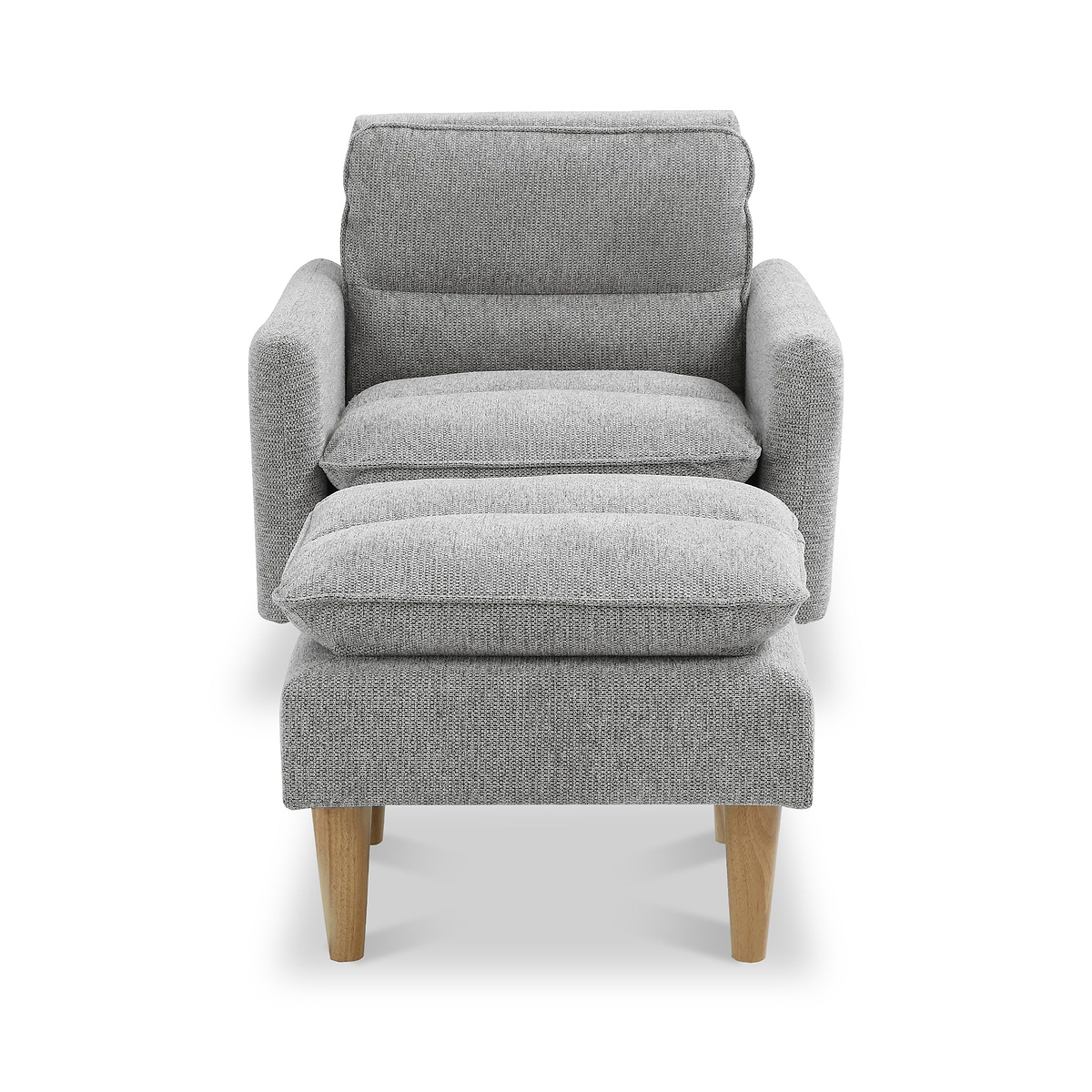 Portwell Armchair Grey from Roseland Furniture