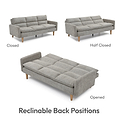 Portwell 3 Seater Sofa Bed Natural from Roseland Furniture