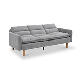 Portwell 3 Seater Sofa Bed Grey from Roseland Furniture