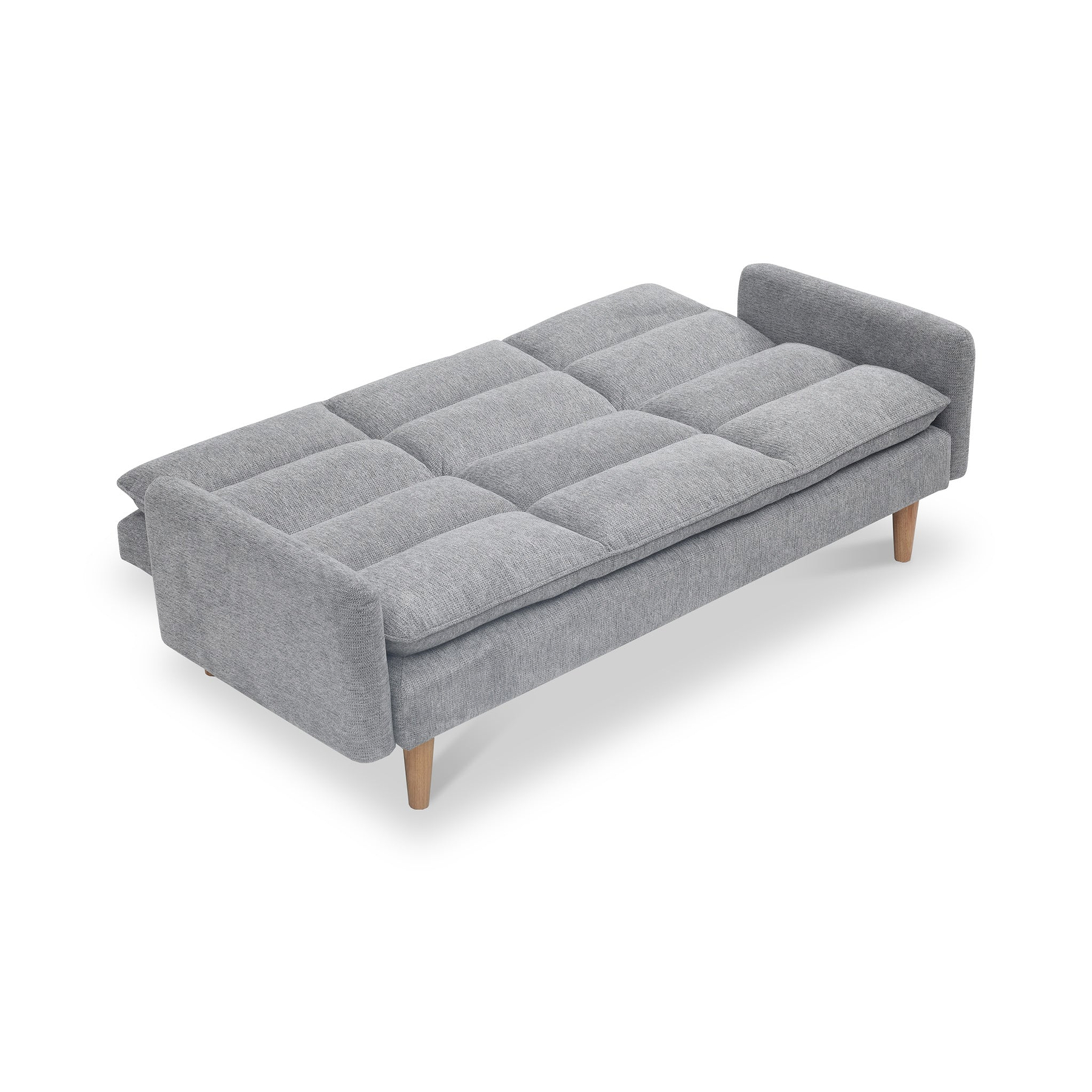 Portwell 3 Seater Sofa Bed Grey from Roseland Furniture
