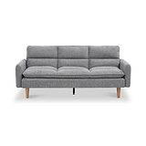 Portwell 3 Seater Sofa Bed Grey from Roseland Furniture