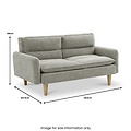 Portwell 3 Seater Sofa Natural from Roseland Furniture