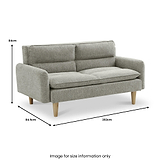 Portwell 3 Seater Sofa Natural from Roseland Furniture