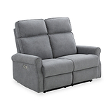 Hartley Power Recliner 2 Seater Sofa Grey from Roseland Furniture