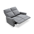 Hartley Power Recliner 2 Seater Sofa Grey from Roseland Furniture