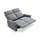 Hartley Power Recliner 2 Seater Sofa Grey from Roseland Furniture
