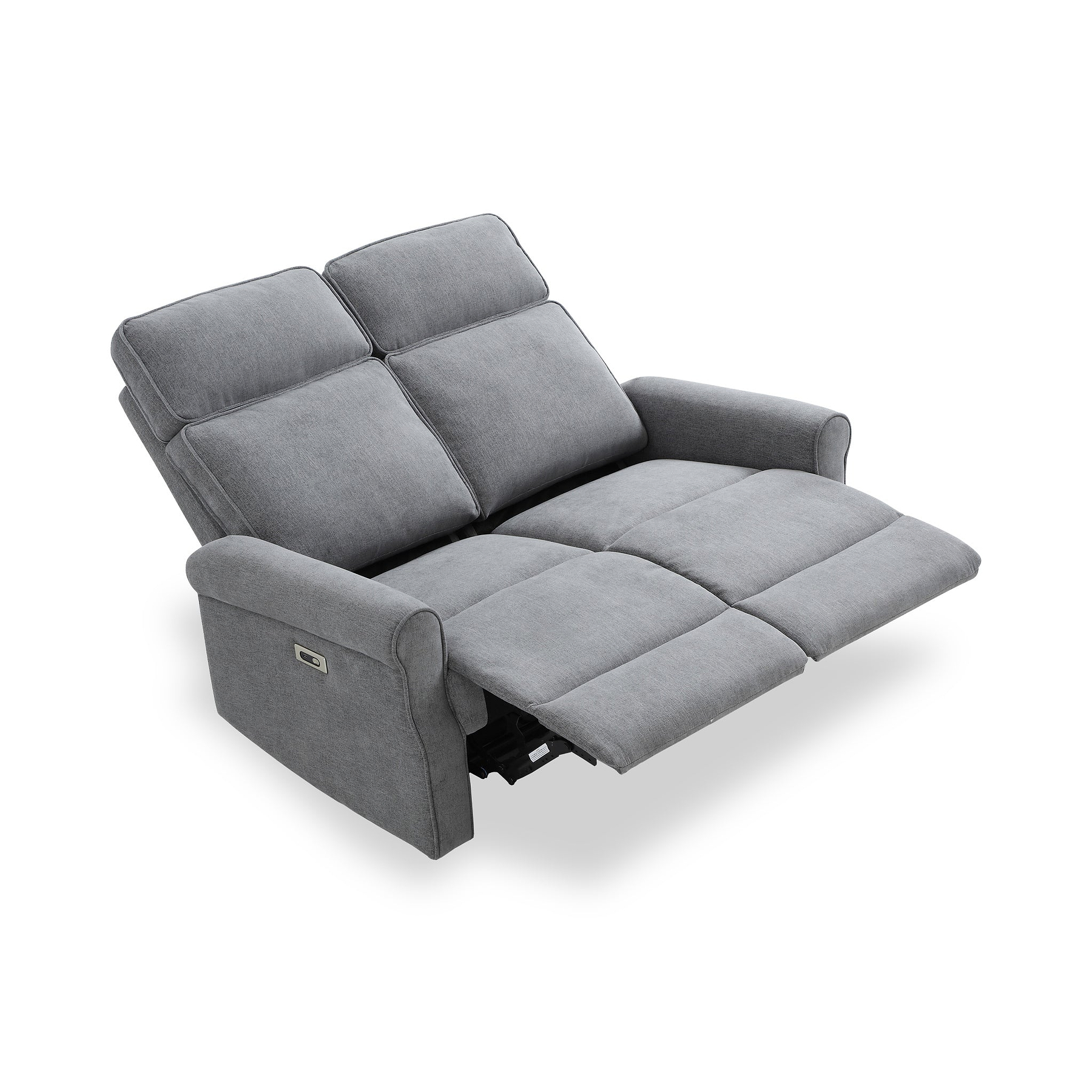 Hartley Power Recliner 2 Seater Sofa Grey from Roseland Furniture