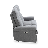 Hartley Power Recliner 2 Seater Sofa Grey from Roseland Furniture