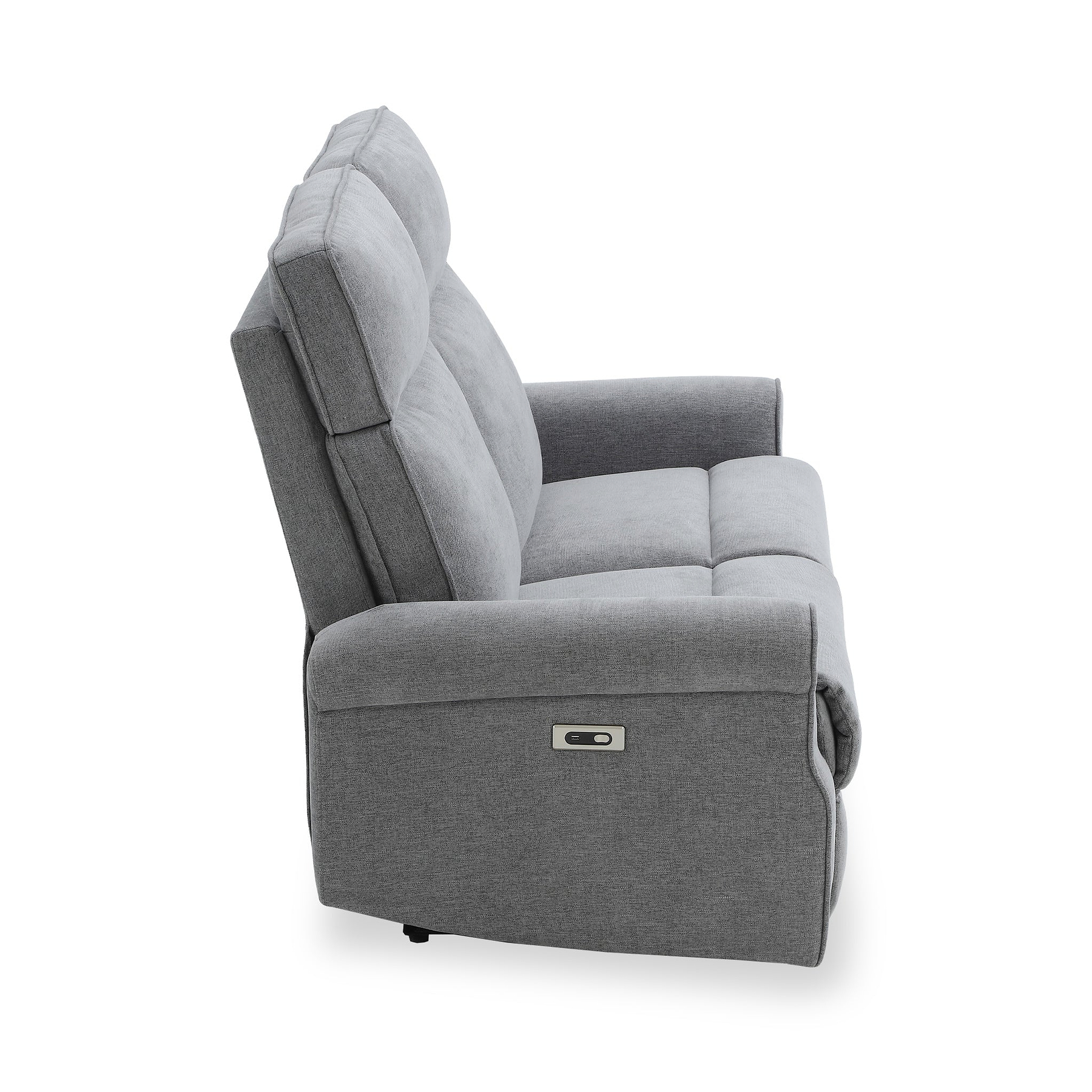 Hartley Power Recliner 2 Seater Sofa Grey from Roseland Furniture