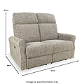 Ellwood Power Recliner 2 Seater Sofa Natural from Roseland Furniture