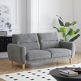 Penmere 3 Seater Sofa Grey from Roseland Furniture