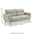 Penmere 3 Seater Sofa Natural from Roseland Furniture