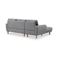 Penmere Corner Sofa Grey from Roseland Furniture